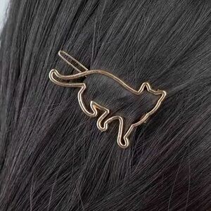 Gold Cat Hair Clip